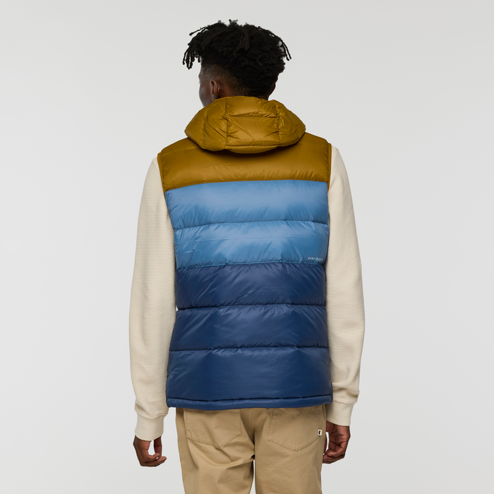 Fuego Max Down Vest - Men's, Bronze/Deep Sea, Model Nicolas