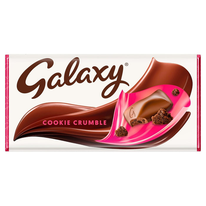 Galaxy Cookie Crumble Milk Chocolate Block Bar 114g