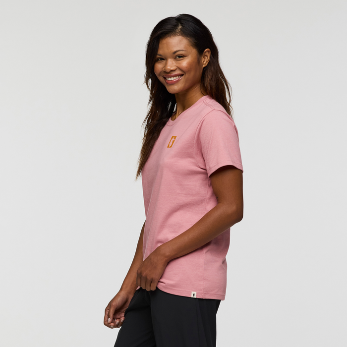 Gear For Good Stripes T-Shirt, Rose, Model Jade