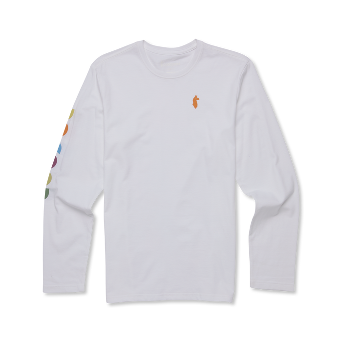 Geo Do Good Long-Sleeve T-Shirt - Men's, White