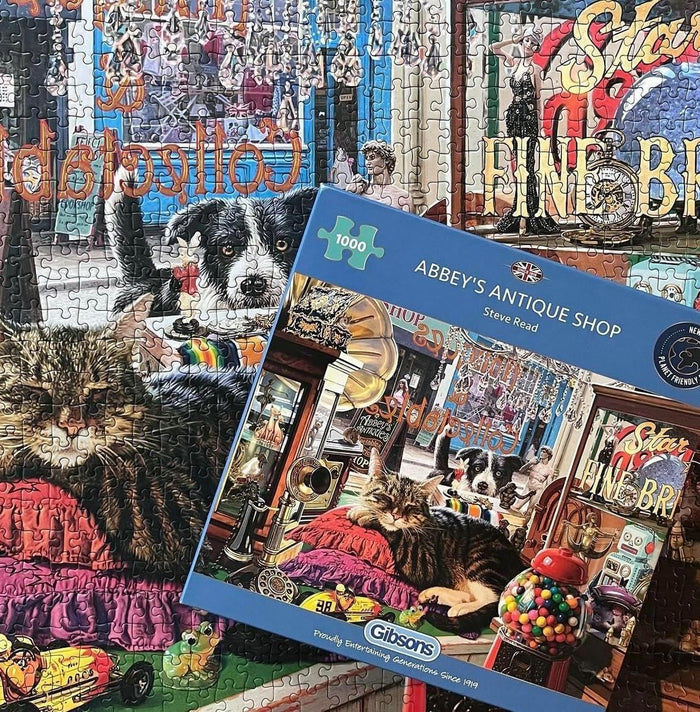 Gibsons Abbey's Antique Shop 1000 Piece Jigsaw Puzzle