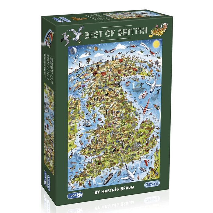 Gibsons Best Of British Jigsaw Puzzle (1000 Pieces) product image