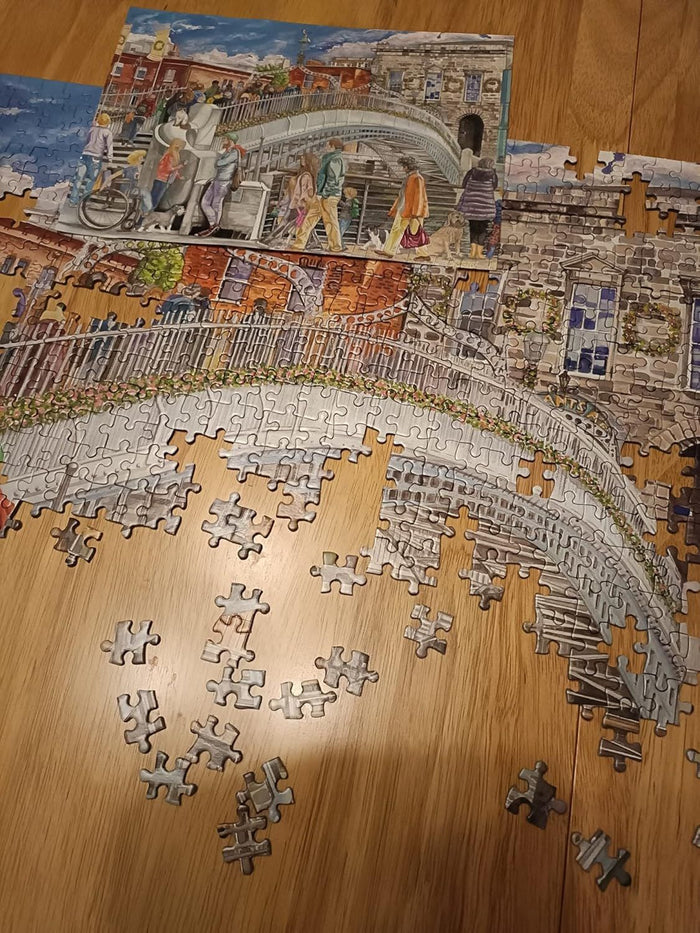 Gibsons Ha'penny Bridge Jigsaw Puzzle (1000 Piece)