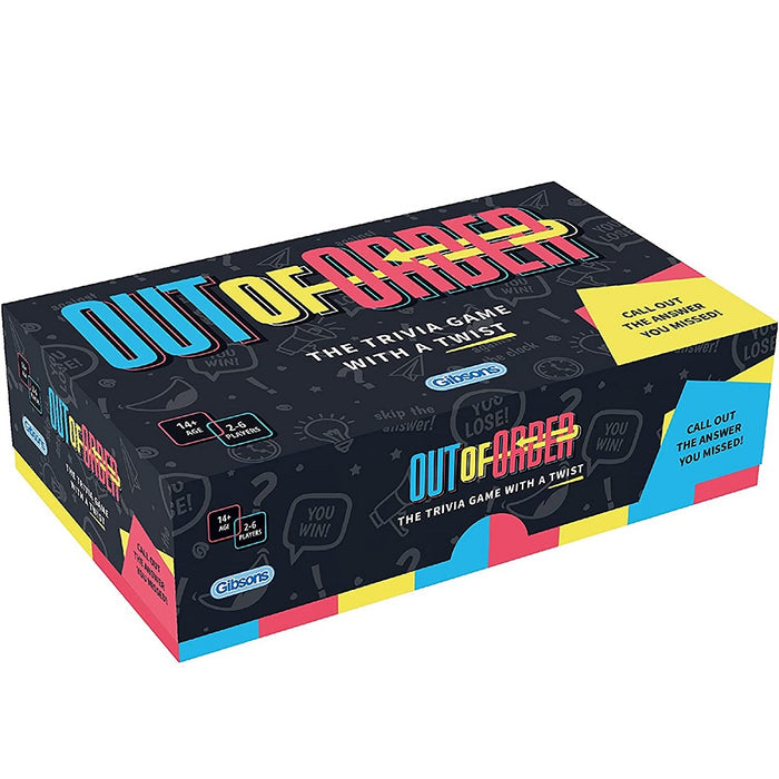 Gibsons Out of Order Trivia Party Game product image