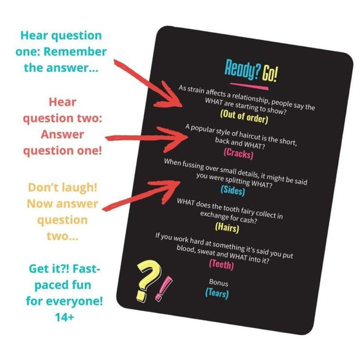 Gibsons Out of Order Trivia Party Game