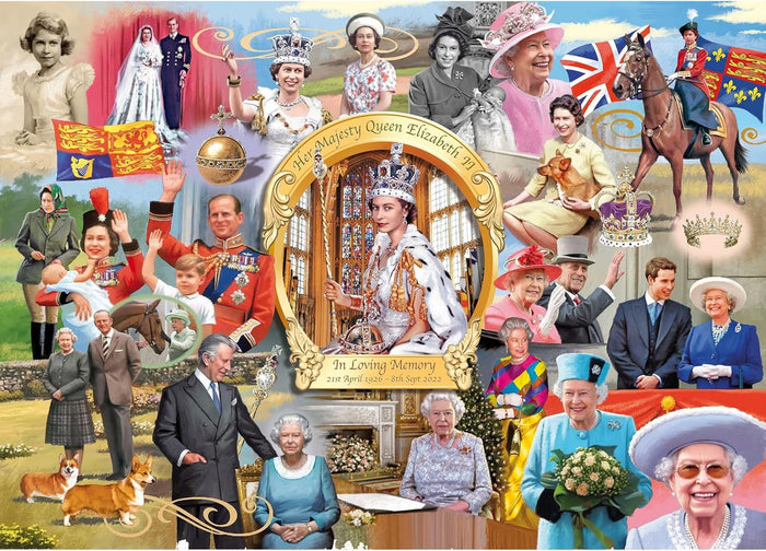 Gibsons Queen Elizabeth II 1000 Piece Jigsaw Puzzle