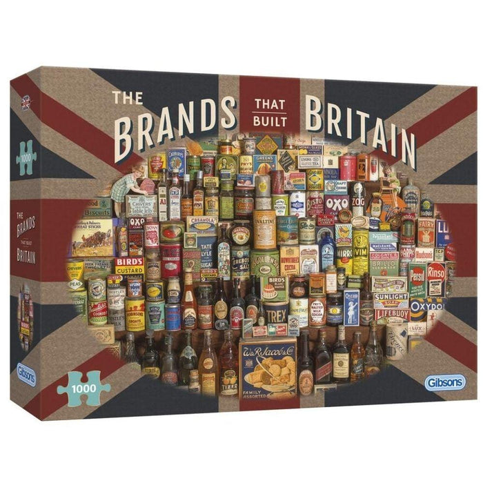 Gibsons The Brands That Built Britain Jigsaw Puzzle (1000 Pieces) product image