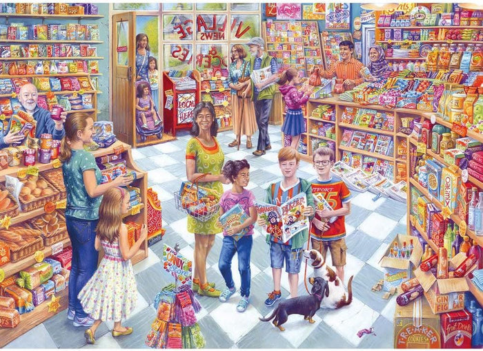Gibsons Village News Jigsaw Puzzle (1000 Piece)