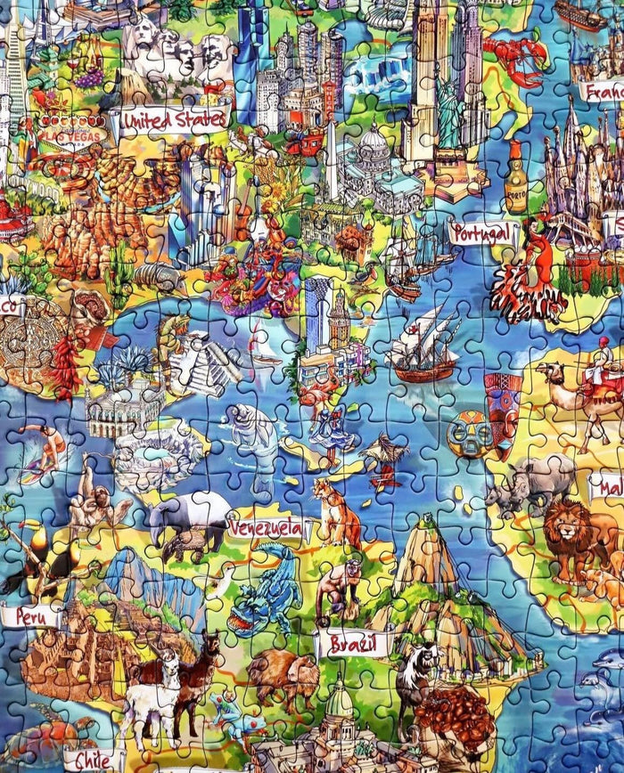 Gibsons Wonderful World Jigsaw Puzzle (1000 Pieces)