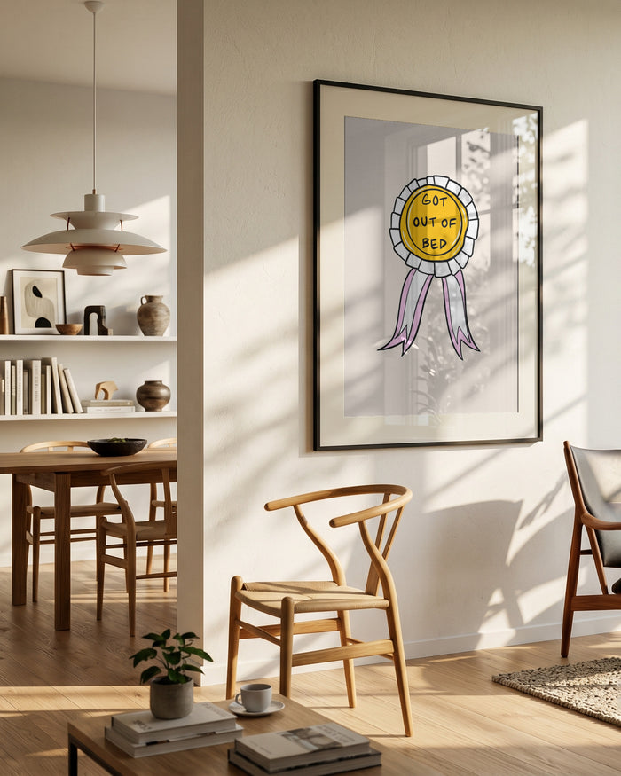 Got Out of Bed by Lisen Vennesland in interior setting