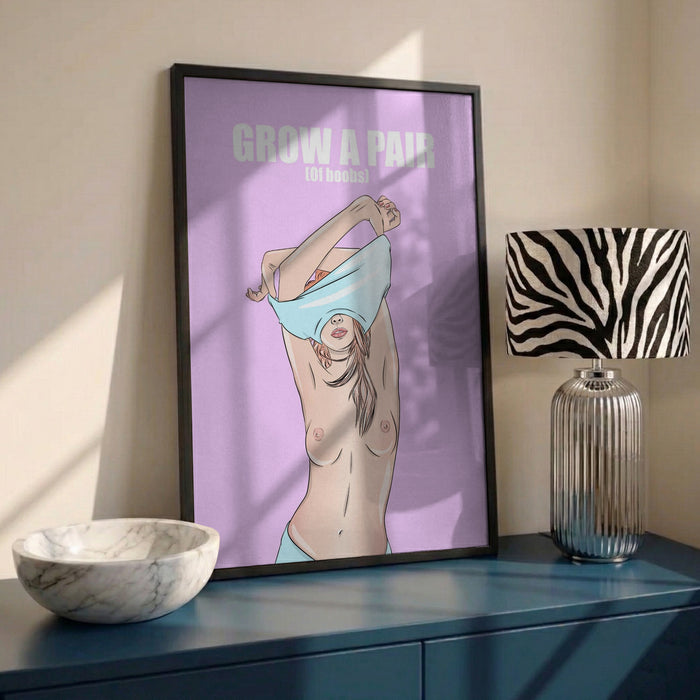 Grow a Pair of Boobs by Lisen Vennesland in interior setting