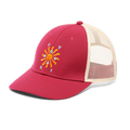 Happy Day Trucker Hat, Raspberry