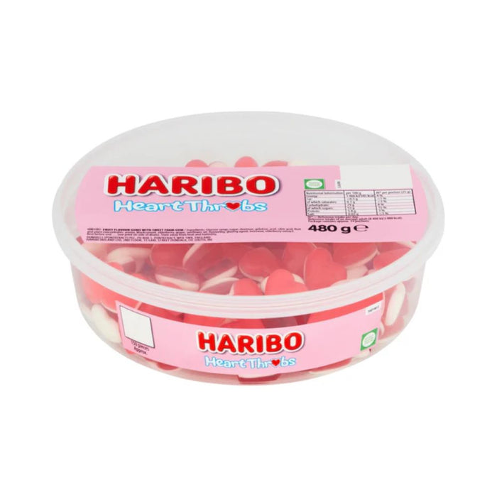 Haribo Heart Throbs 150pc Tub 480g