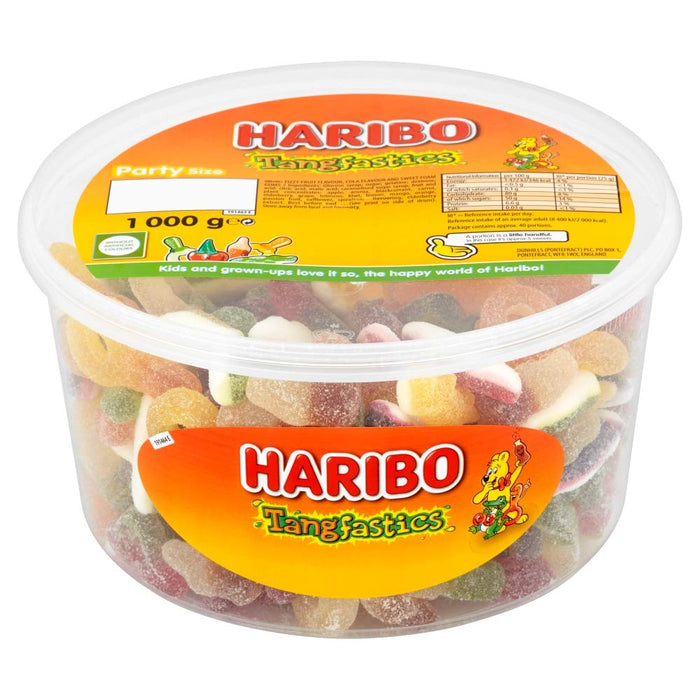 Haribo Tangfastics Original Sour Sweets Tub 1000g product image