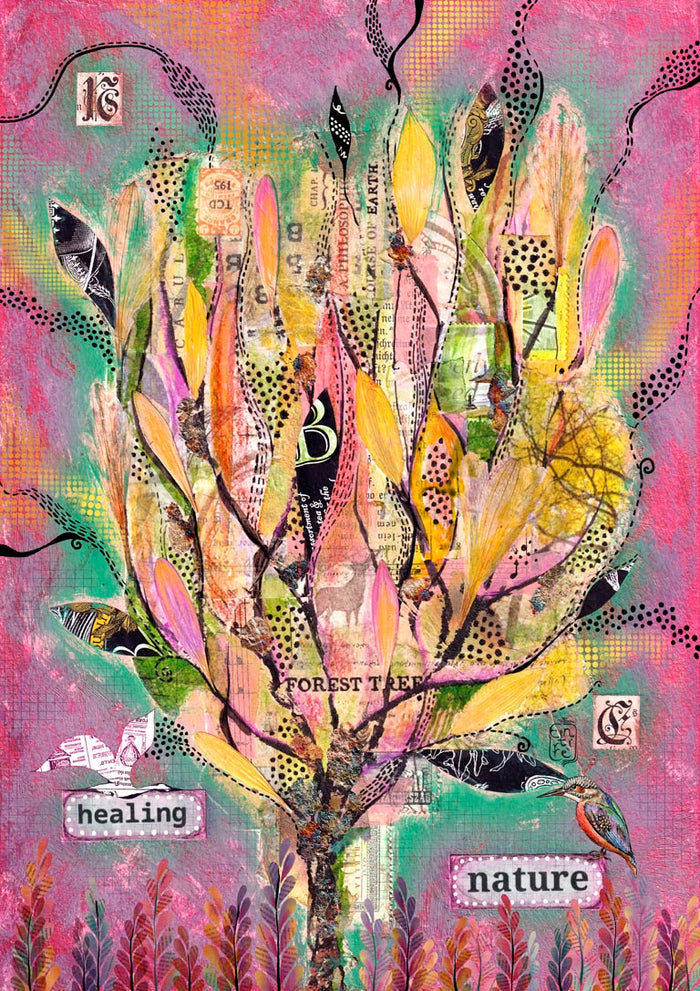 Healing Nature Pink by Enikő Marosváry-Kramcsák