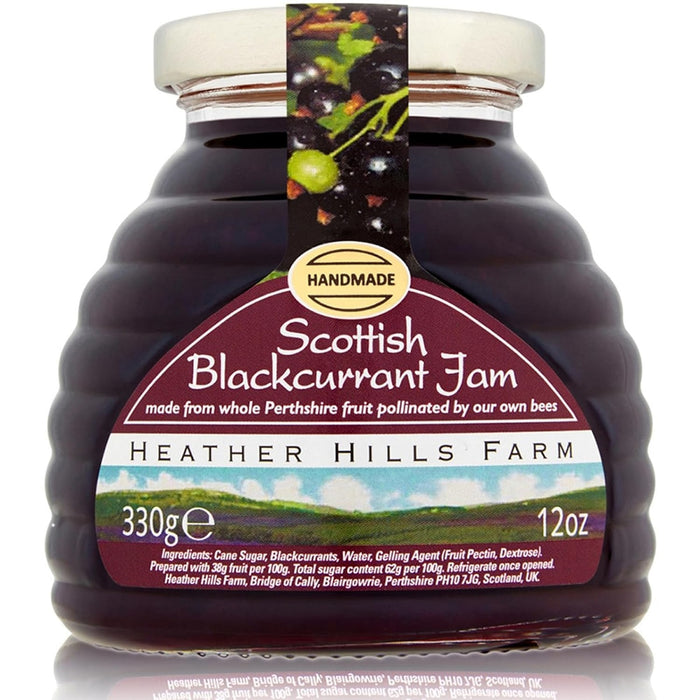 Heather Hills Farm Scottish Blackcurrant Jam 330g product image
