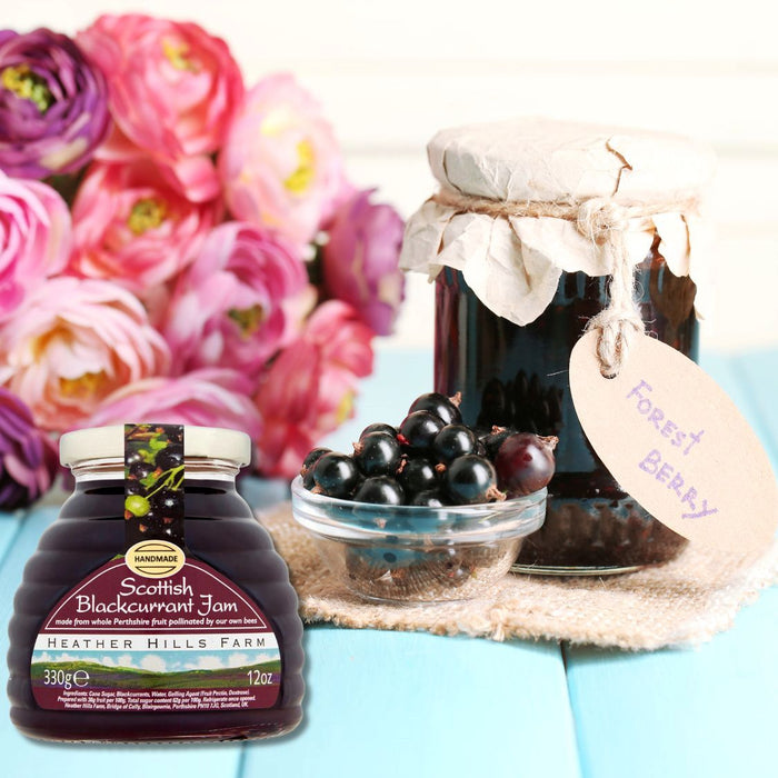 Heather Hills Farm Scottish Blackcurrant Jam 330g