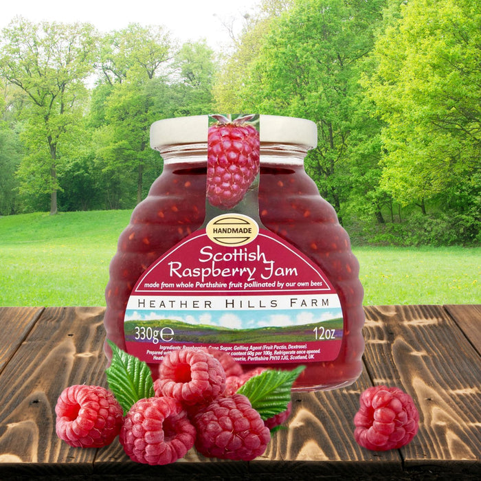 Heather Hills Farm Scottish Raspberry Jam 330g