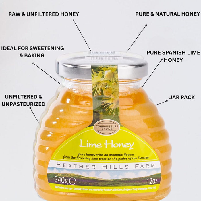 Heather Hills Lime Honey 12Oz
