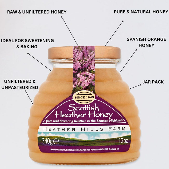 Heather Hills Scottish Heather Honey 12oz