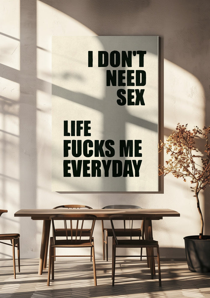 I Don't Need Sex - Jonas Loose