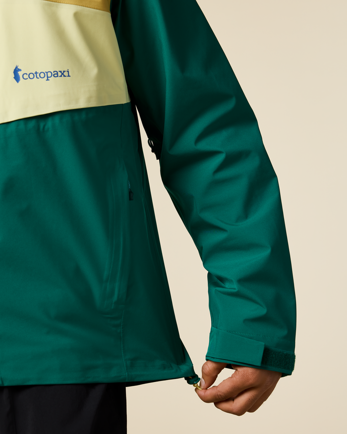 Impermeo 3L Hooded Shell Jacket - Men's, Malachite, Model Christian