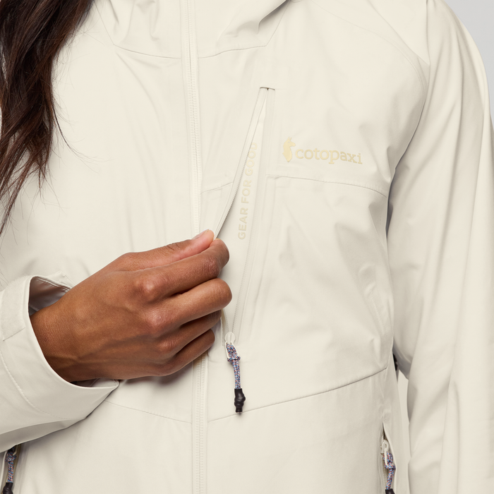Impermeo 3L Hooded Shell Jacket - Women's, Cotopaxi Bone, Model Jade