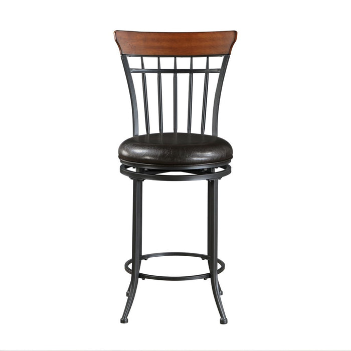 22"W x 22.5"D x 41.5"H / Dark Brown