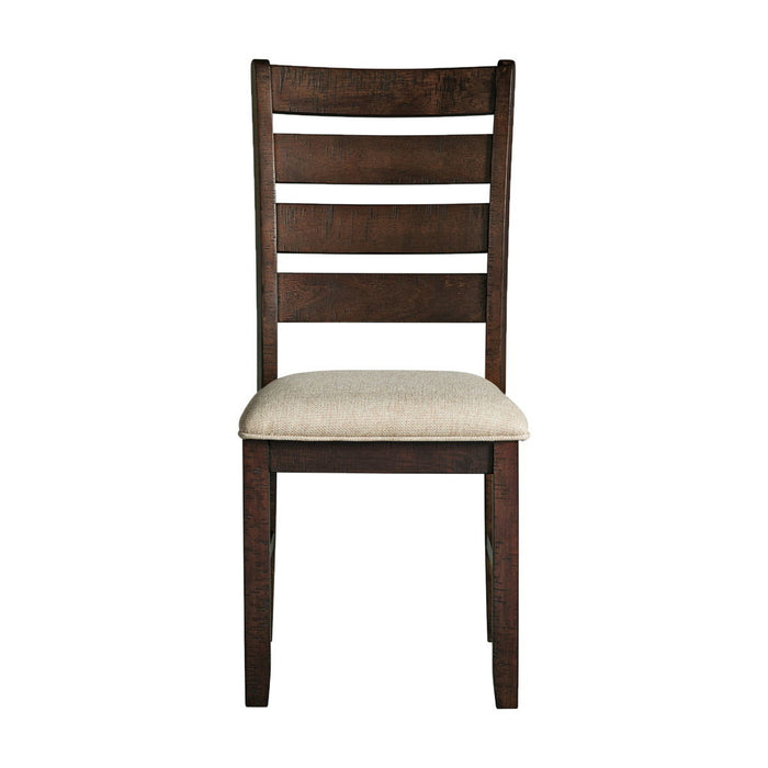 Jax - Ladder Back Side Chair (Set of 2) - Smokey Walnut