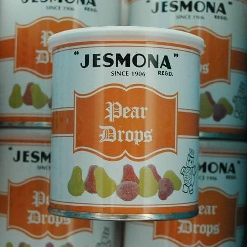 Jesmona Pear Drops Sweets Tin 250g