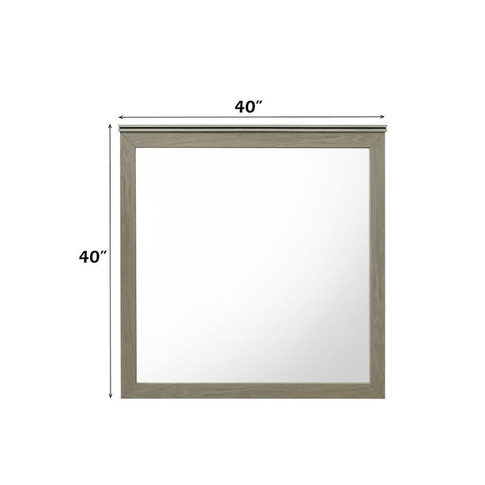 Joanna - Mirror - Weathered Gray