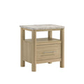 Jonas - Nightstand With USB - Natural