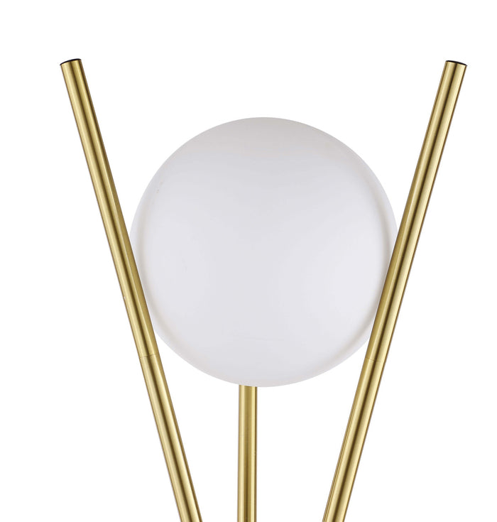 JURNEE Gold 22" x 65" Height Floor Lamp