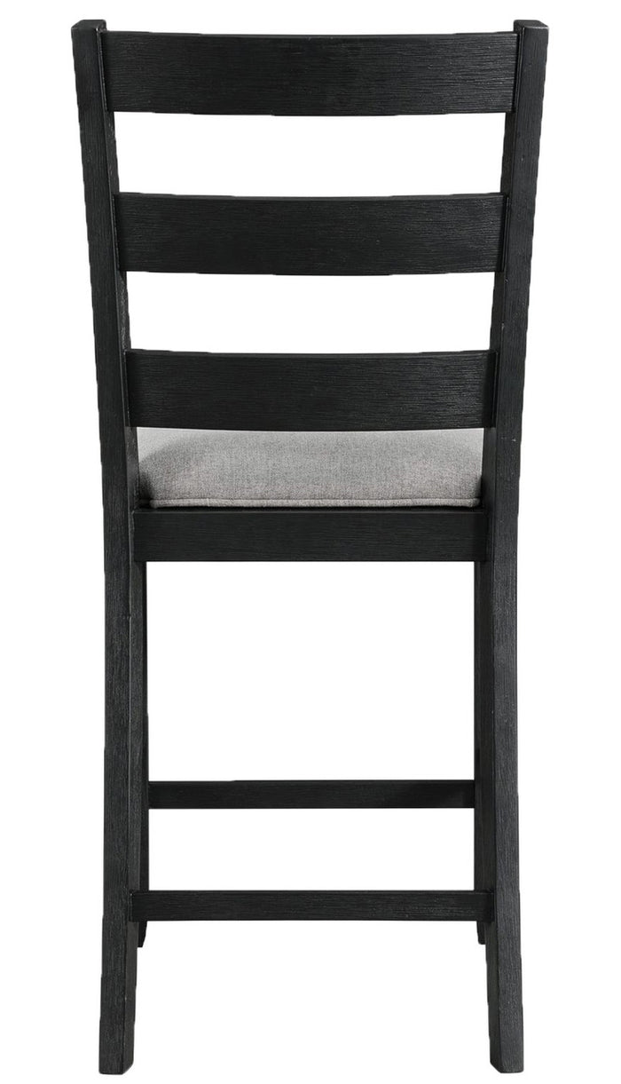 KALVEN Black & Gray 20" Wide Counter Chair