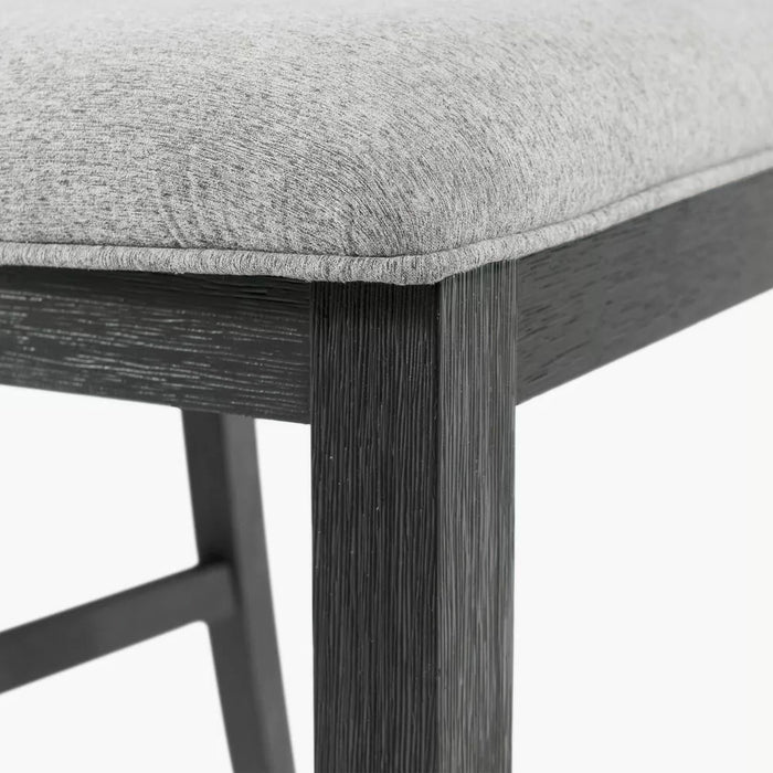 KALVEN Black & Gray 20" Wide Counter Chair