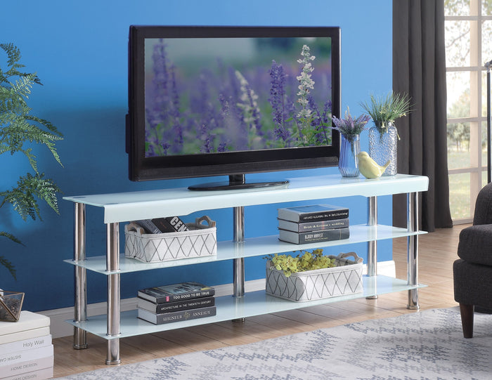 Kehlani White 63" Wide x 25" Height TV Stand
