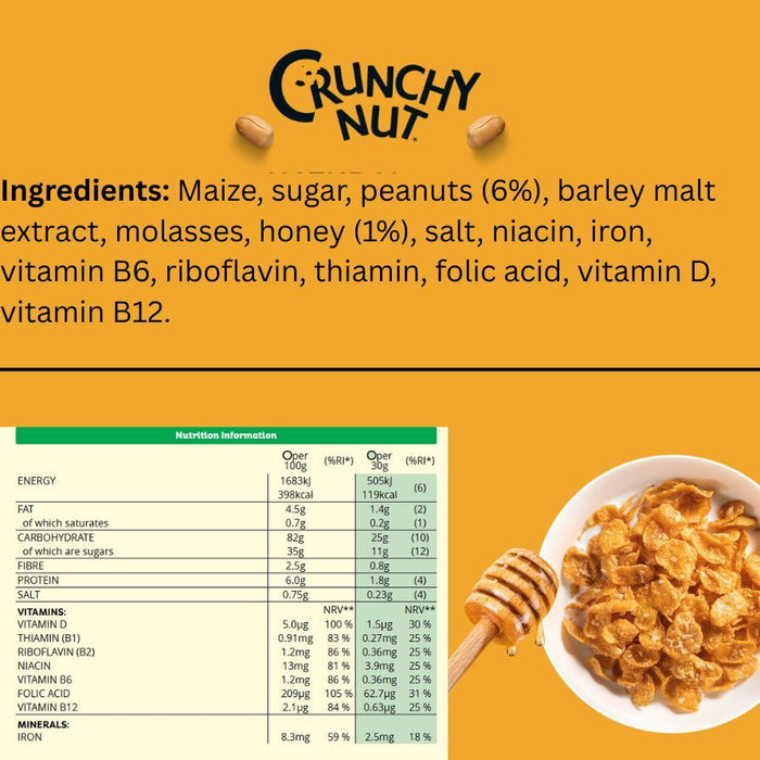 Kellogg's Crunchy Nut Cornflakes 460g
