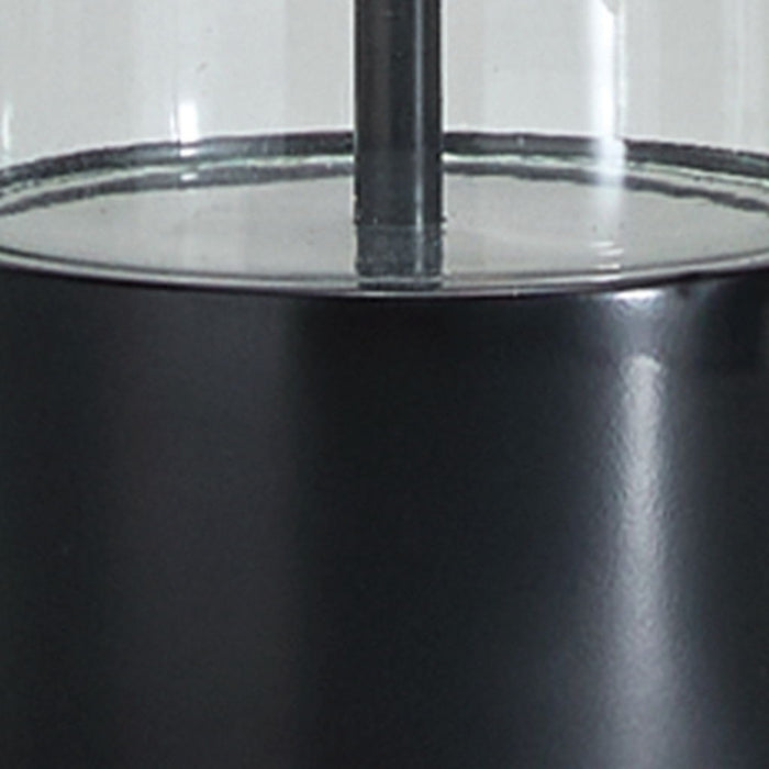 Kerrbrook - Glass Table Lamp - Clear / Black