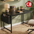 KESNER Black 32" Wide x 20" Depth Desk with Storage (RTA)