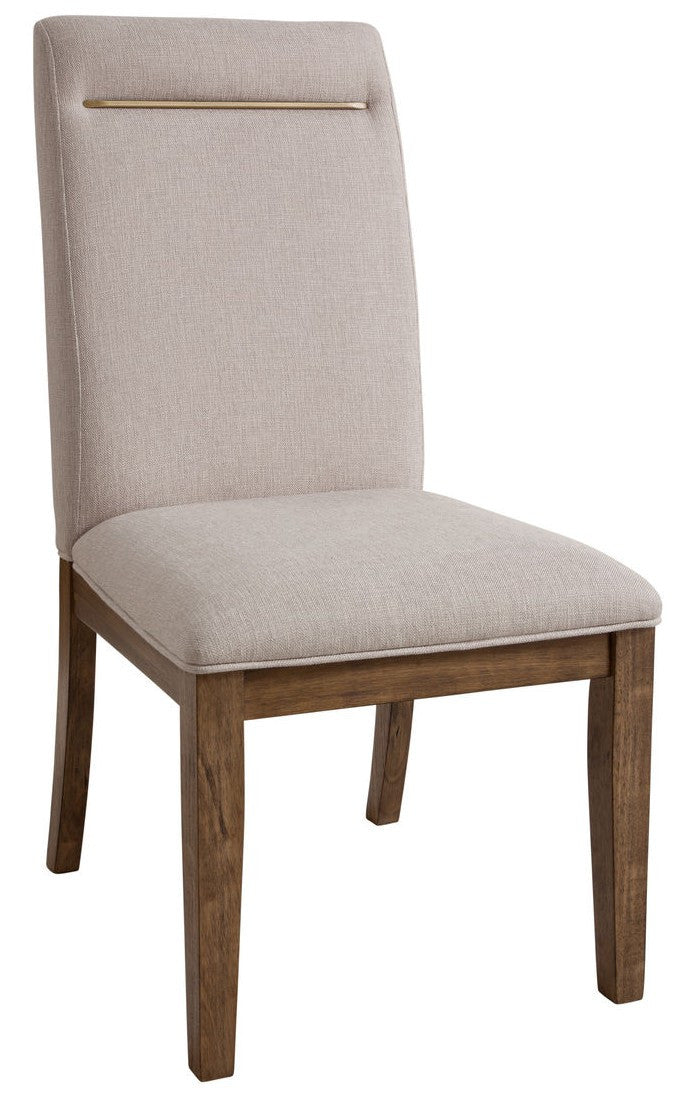 KEYBAY Distressed Toffee 20" Wide Chair
