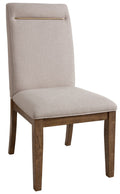 KEYBAY Distressed Toffee 20" Wide Chair