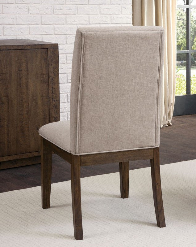KEYBAY Distressed Toffee 20" Wide Chair