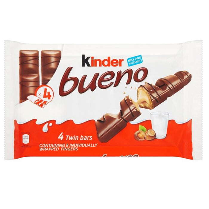 Kinder Bueno Milk and Hazelnuts Bars 4 x 43g product image