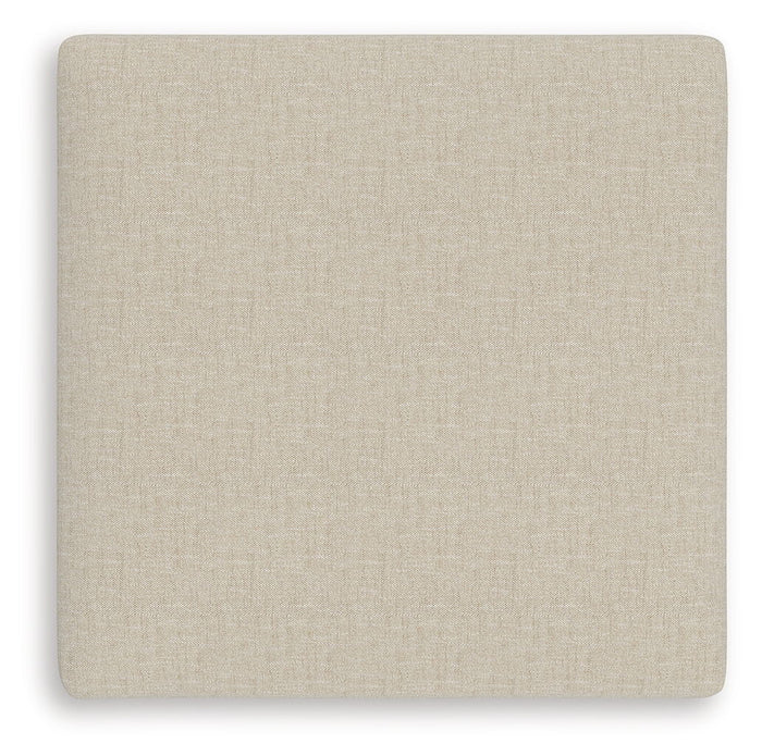 LadyMae - Oversized Accent Ottoman - Twill