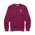Lava Llama Crew Sweatshirt - Women's, Jam, detail