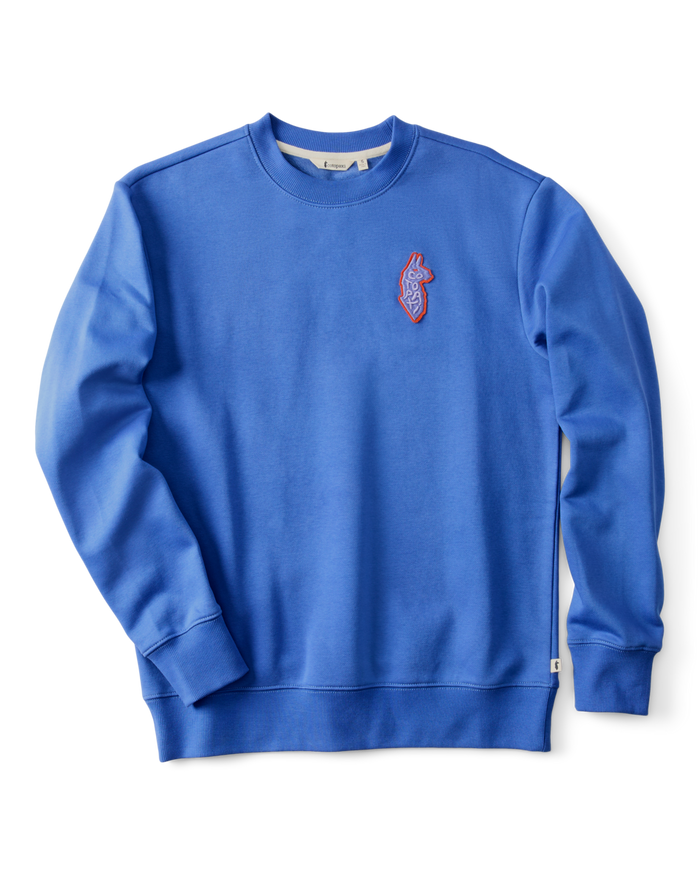 Lava Llama Crew Sweatshirt - Women's, Azure