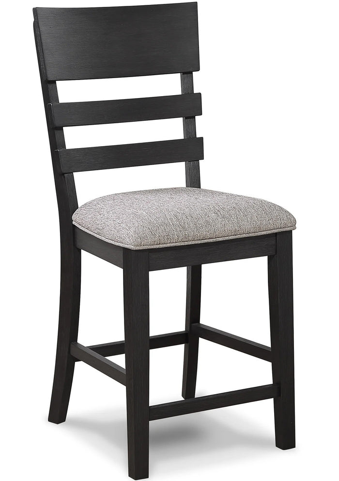 LAZLO Black 18" Wide Counter Chair
