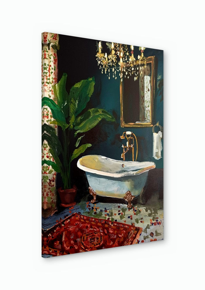 Le bain en vert - Mariam De Giorgio