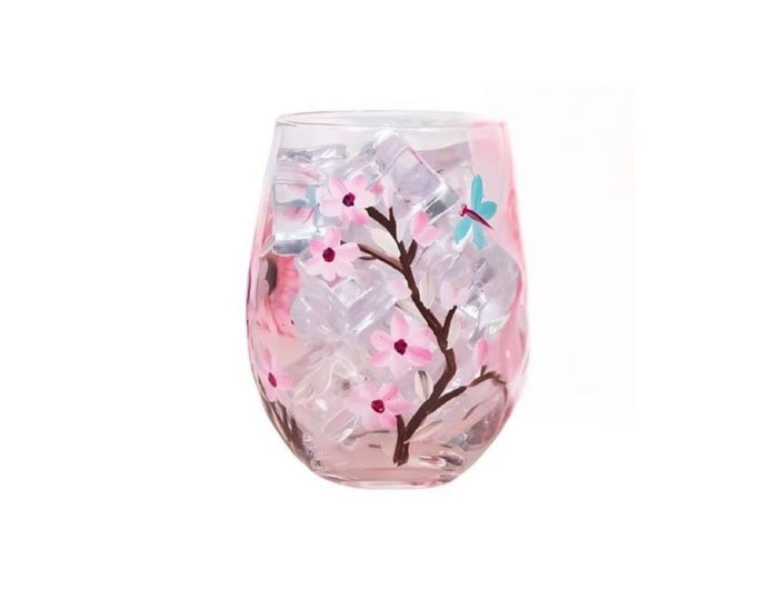 Lesser & Pavey Blossom & D'fly Stemless Glass