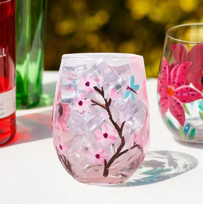 Lesser & Pavey Blossom & D'fly Stemless Glass
